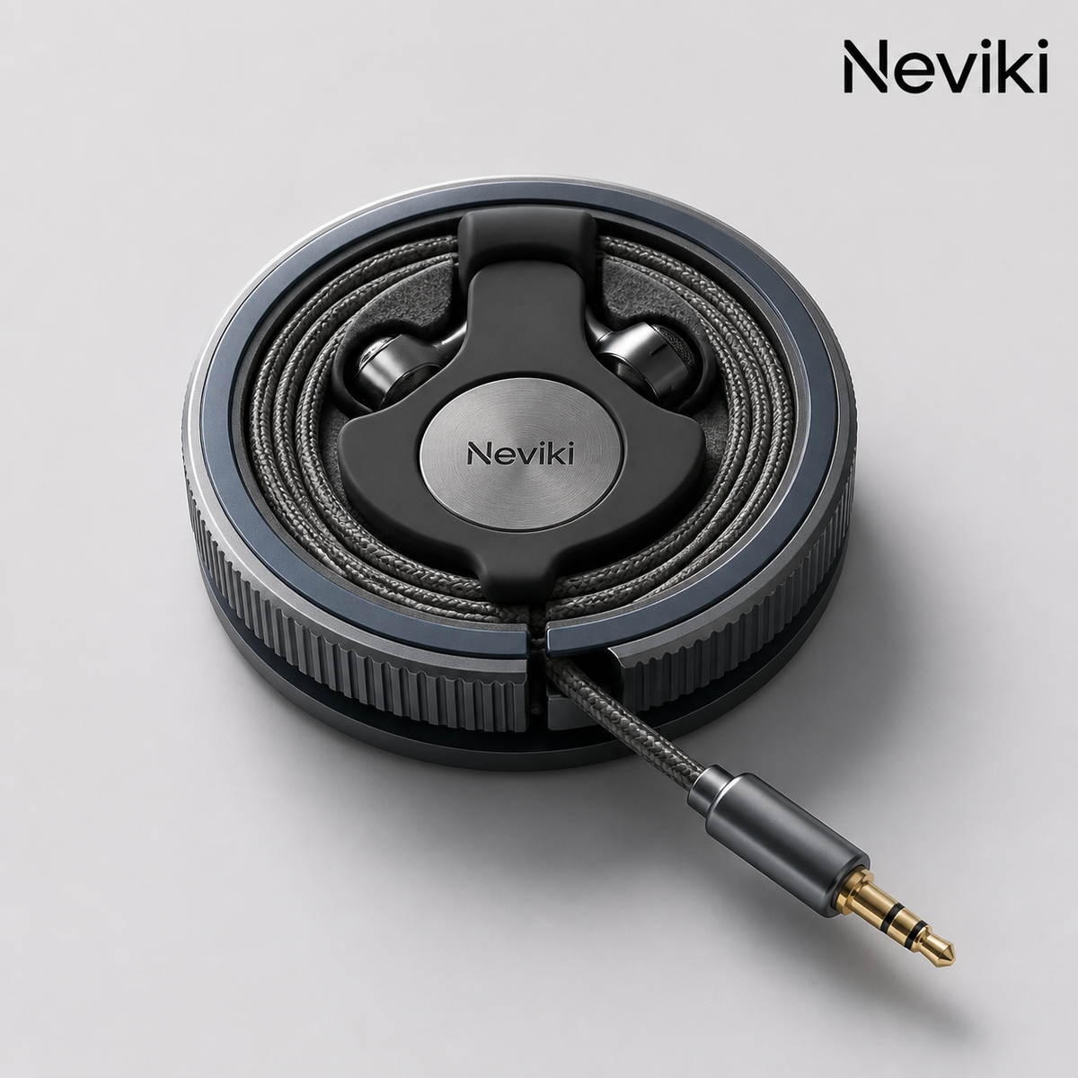 Neviki™ SpinNest Headphone Cable Keeper